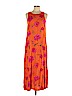 UM & Company by Ulterior Motives 100% Rayon Orange Casual Dress Size 9 - 10 - photo 1