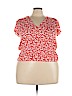 J.Crew Mercantile 100% Polyester Orange Short Sleeve Blouse Size XXL - photo 1