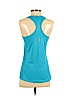 Nike 100% Polyester Blue Active Tank Size S - photo 2