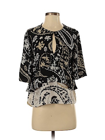 BCBGMAXAZRIA Short Sleeve Blouse (view 1)