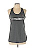 Adidas 100% Polyester Gray Active Tank Size L - photo 1