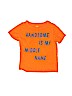 Carter's 100% Cotton Solid Orange Short Sleeve T-Shirt Size 3T - photo 1