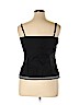 Ann Taylor 100% Cotton Black Sleeveless Blouse Size 14 - photo 2