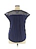 St. John's Bay 100% Rayon Blue Short Sleeve Blouse Size XL - photo 2
