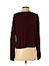 Nordstrom Signature 100% Cashmere Burgundy Cashmere Pullover Sweater Size XS - photo 2