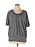 a.n.a. A New Approach Gray Short Sleeve Top Size 1X - photo 1