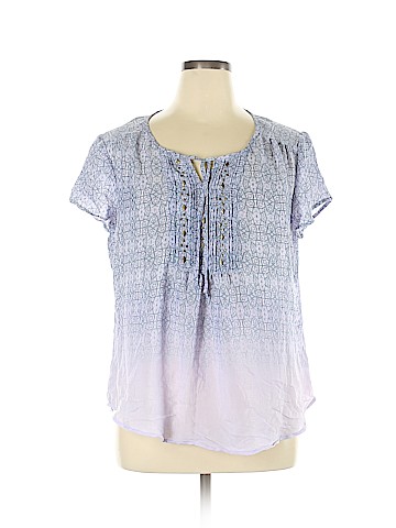 Laura Scott Short Sleeve Blouse (view 1)