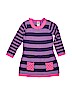 Healthtex 100% Acrylic Stripes Purple Dress Size 4T - photo 1