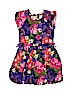 Gymboree 100% Rayon Floral Purple Dress Size 4 - photo 1