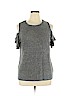Old Navy Gray Short Sleeve Top Size XL - photo 1