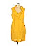 Elie Tahari Yellow Casual Dress Size 12 - photo 1
