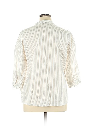 Eileen Fisher 3/4 Sleeve Button-Down Shirt (view 2)