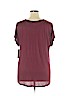 Sejour 100% Rayon Burgundy Short Sleeve Top Size 1X - photo 2