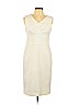 Adrienne Vittadini Ivory Casual Dress Size 10 - photo 1