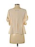 Forever 21 100% Polyester Tan Short Sleeve Blouse Size S - photo 2
