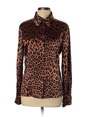 St. John Long Sleeve Silk Top (view 1)