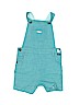 Baker by Ted Baker 100% Cotton Teal Overall Shorts Size 3-6 mo - photo 1