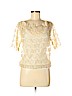 Vivienne Tam Ivory Short Sleeve Blouse Size Sm (1) - photo 1