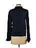 H&M 100% Polyester Blue Long Sleeve Blouse Size 2 - photo 2