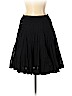 THE WRIGHTS 100% Cotton Black Casual Skirt Size 4 - photo 2