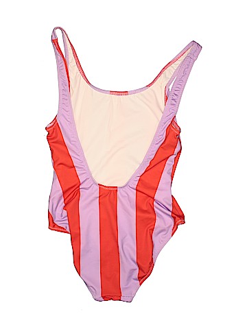 Solid & Striped One Piece Swimsuit (view 2)