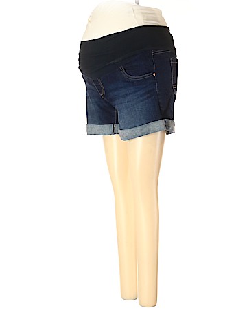 Indigo Blue Denim Shorts (view 1)