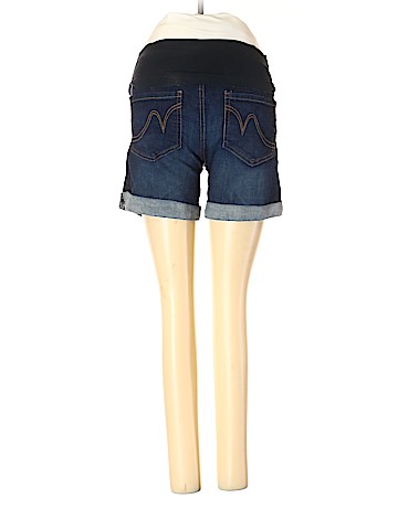 Indigo Blue Denim Shorts (view 2)