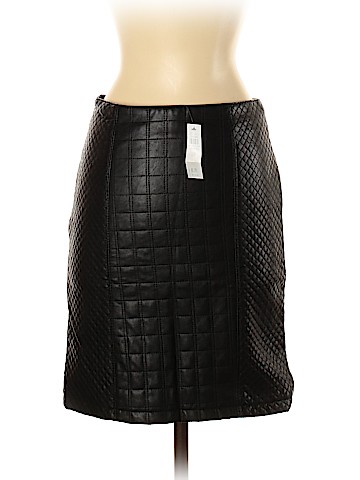 Ann Taylor Faux Leather Skirt (view 2)