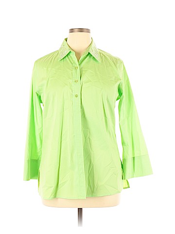 CHRISTINE ALEXANDER Long Sleeve Button-Down Shirt (view 1)