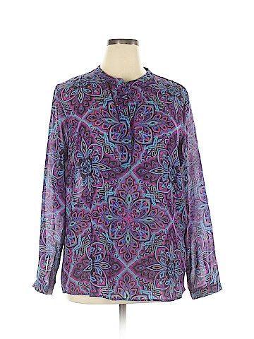 Banana Republic Factory Store Long Sleeve Blouse (view 1)