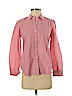 Gap 100% Cotton Red Long Sleeve Button-Down Shirt Size S (petite) - photo 1