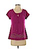 Eddie Bauer 100% Cotton Purple Short Sleeve Top Size S (petite) - photo 1