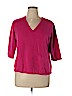 INC International Concepts Pink Pullover Sweater Size 1X - photo 1