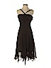 BCBGMAXAZRIA 100% Silk Brown Cocktail Dress Size 2 - photo 1