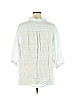 Poetry 100% Linen White 3/4 Sleeve Blouse Size 14 - photo 2