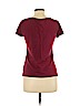 H&M 100% Cotton Burgundy Short Sleeve T-Shirt Size M - photo 2