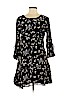 Lucky Brand 100% Polyester Black Casual Dress Size 6 - photo 1