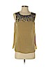 Haute Hippie 100% Silk Tan Sleeveless Silk Top Size S - photo 1