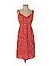 Anna Sui for Anthropologie 100% Silk Orange Casual Dress Size 4 - photo 1