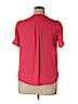 19 Cooper 100% Polyester Pink Short Sleeve Blouse Size XL - photo 2