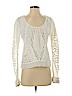 Intermix White Pullover Sweater Size S - photo 1