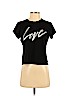 Victoria's Secret Black Short Sleeve T-Shirt Size S - photo 1