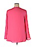 Zac & Rachel 100% Polyester Pink Long Sleeve Blouse Size 2X - photo 2