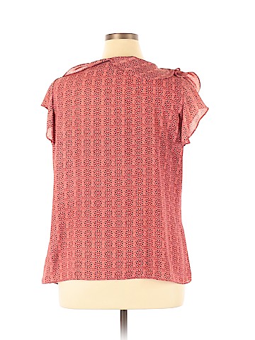 Worthington Short Sleeve Blouse (view 2)