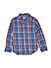 Cat & Jack 100% Cotton Blue Long Sleeve Button-Down Shirt Size M (kids) - photo 1