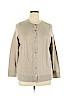 Croft & Barrow 100% Cotton Tan Cardigan Size 1X - photo 1