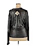 American Glamour by Badgley Mischka Silver Long Sleeve Top Size 2X - photo 2