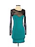Forever 21 Teal Cocktail Dress Size S - photo 1