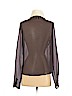 Karl Lagerfeld 100% Polyester Gray Long Sleeve Blouse Size S - photo 2