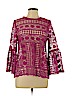 Ellison 100% Polyester Pink 3/4 Sleeve Blouse Size L - photo 1